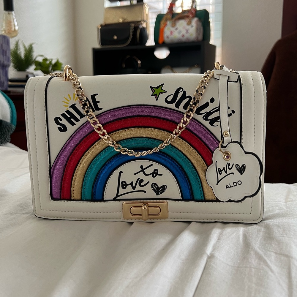 ALDO Pride SS20 (White) Rainbow Cross Body